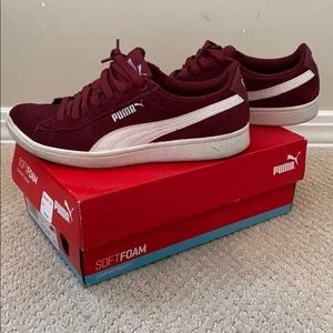 Puma Vikky pomegranate puma white